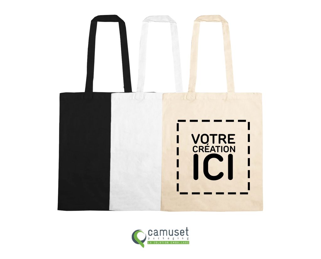 Sac cabas réutilisable en fibre naturelle "C2"
