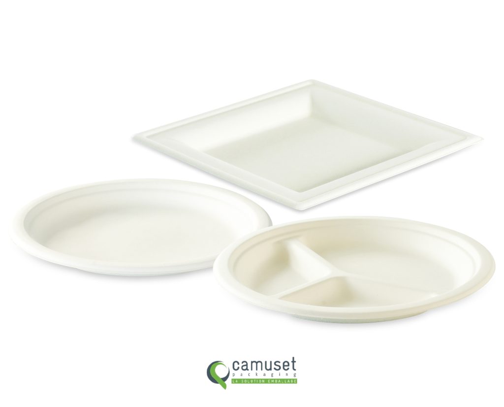 Assiette en fibre naturelle