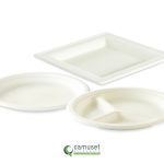 Assiette en fibre naturelle