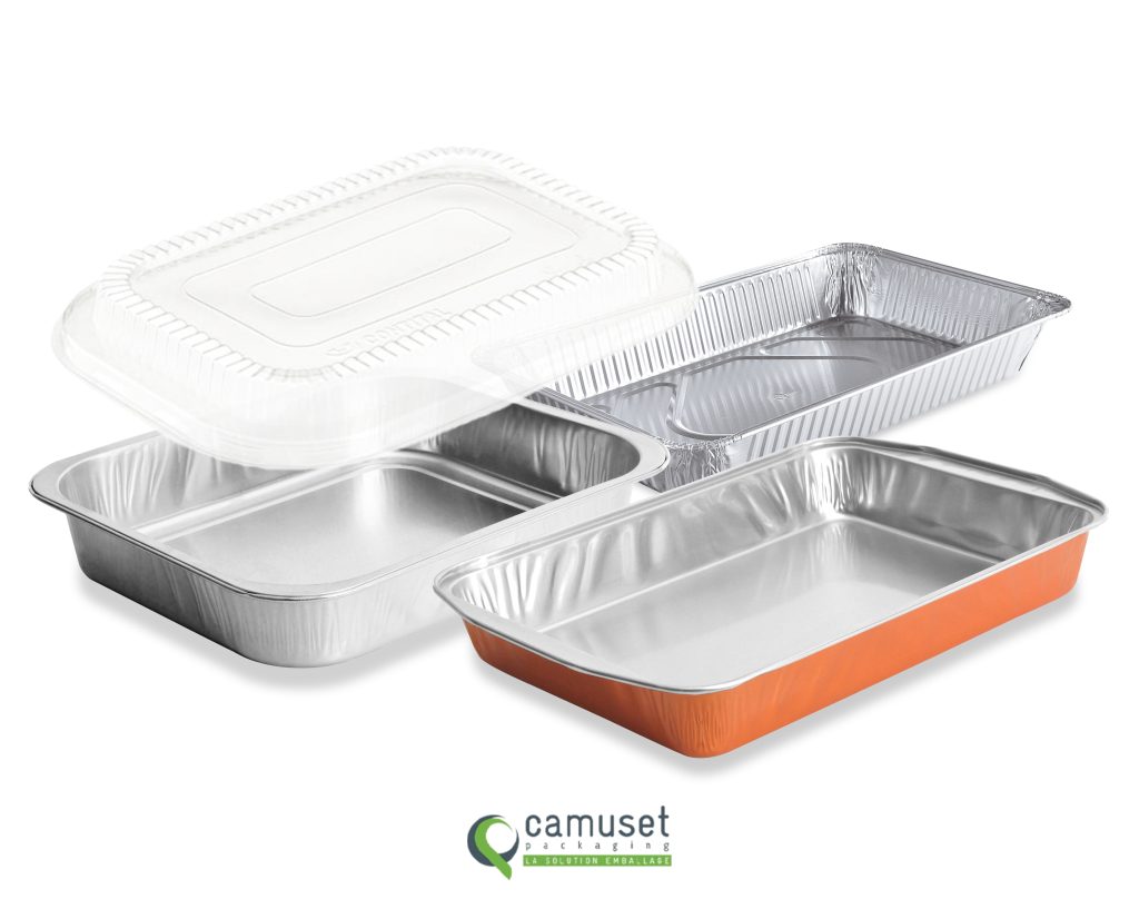 Barquette plage lisse en aluminium