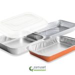 Barquette plage lisse en aluminium