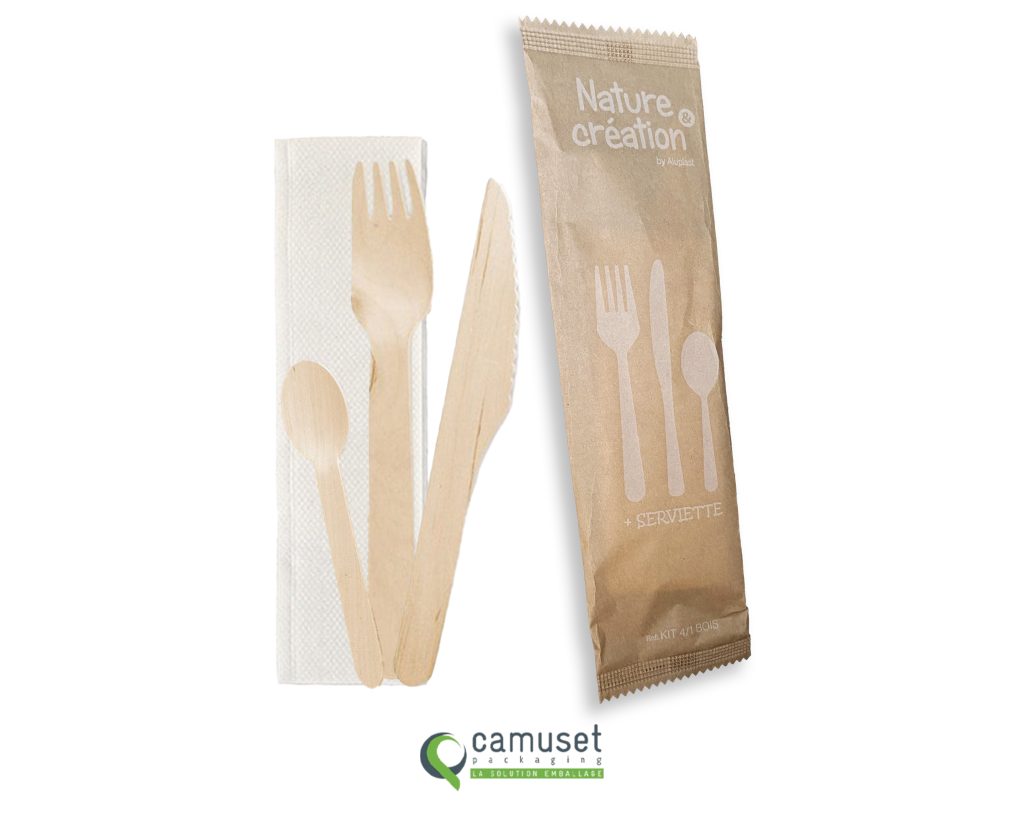 Kit couverts en bois