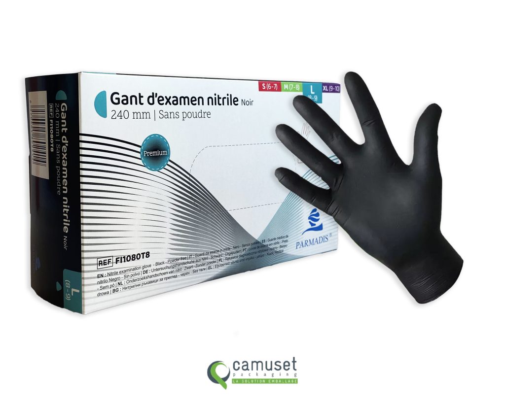 Gants d'examen en nitrile