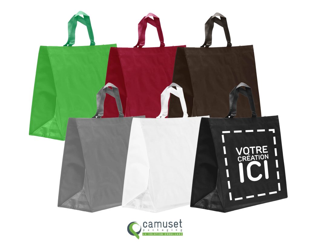 Sac cabas réutilisable en polypropylène "P28"