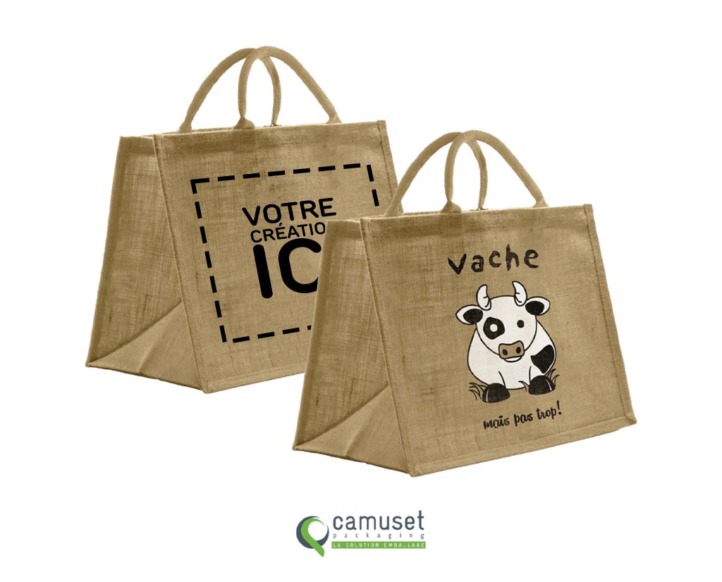 Sac cabas réutilisable métiers de la boucherie "J21"