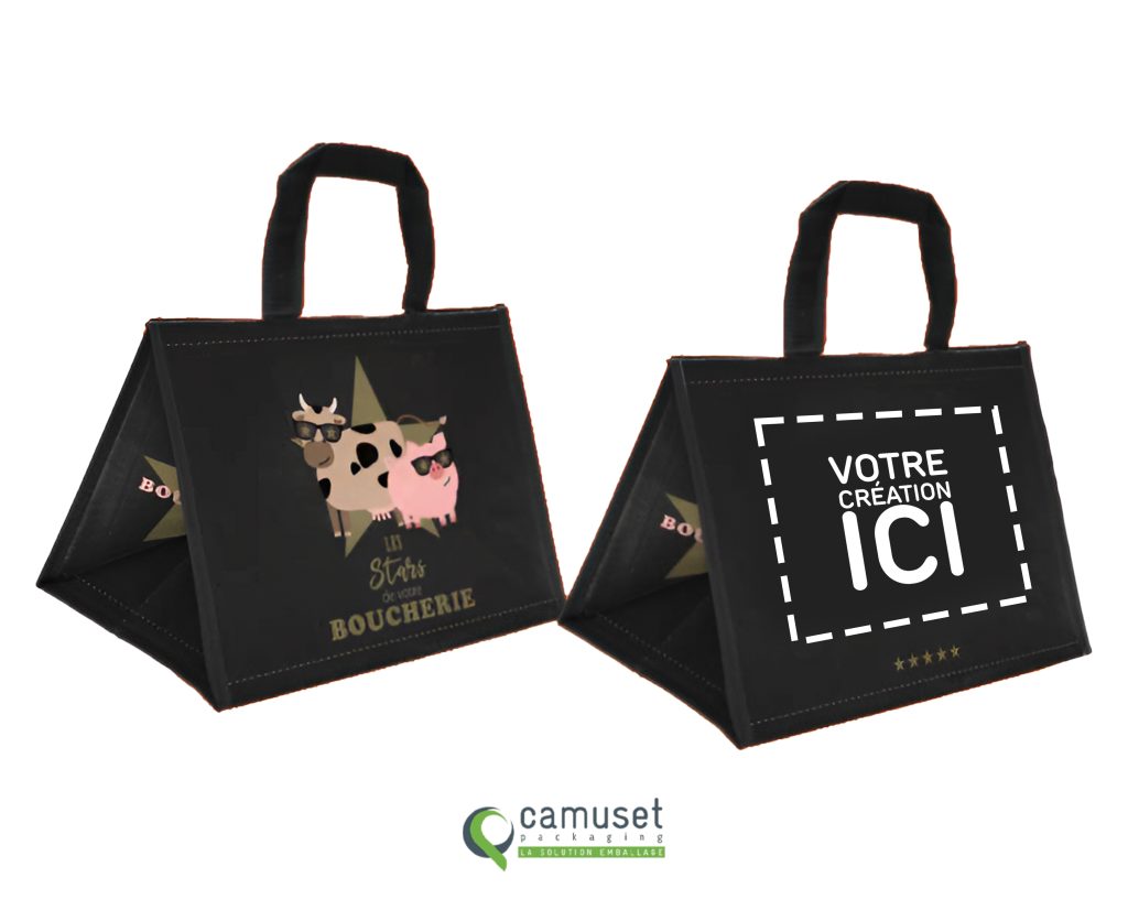 Sac cabas réutilisable métiers de la boucherie "P75"