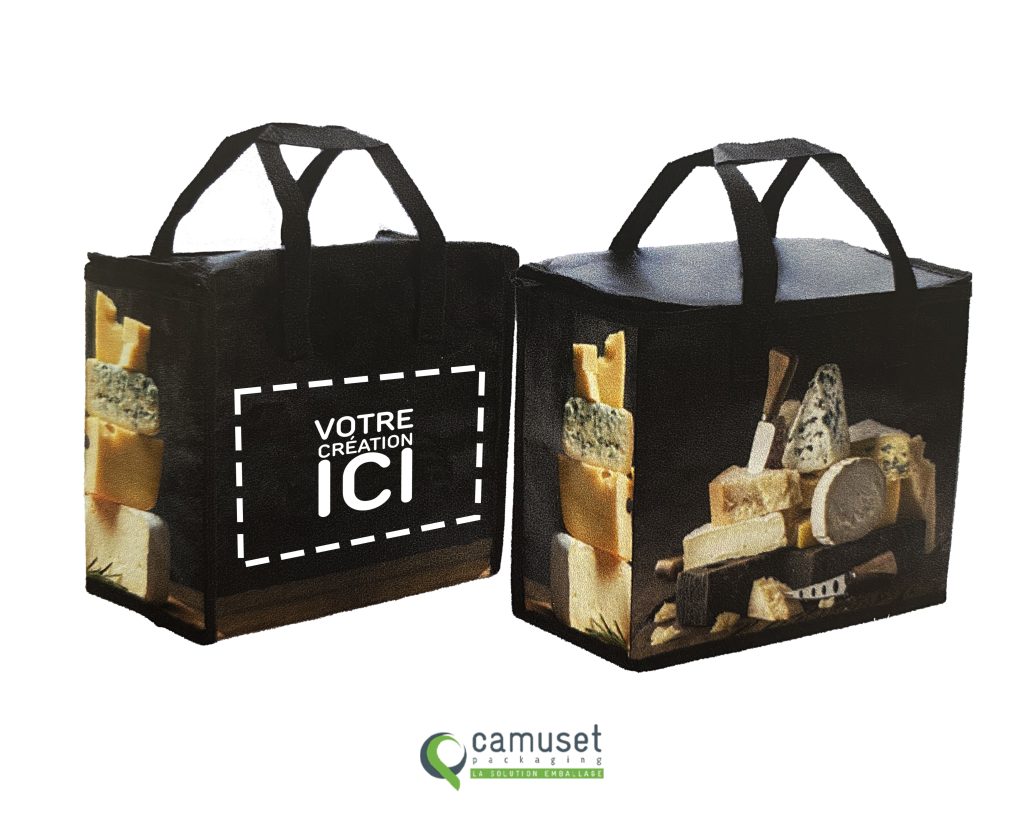 Sac réutilisable isotherme métiers de la fromagerie "Si9"