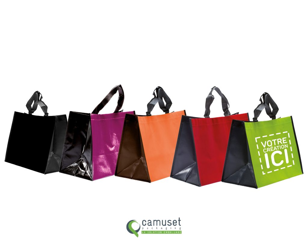 Sac cabas réutilisable en polypropylène "P6"