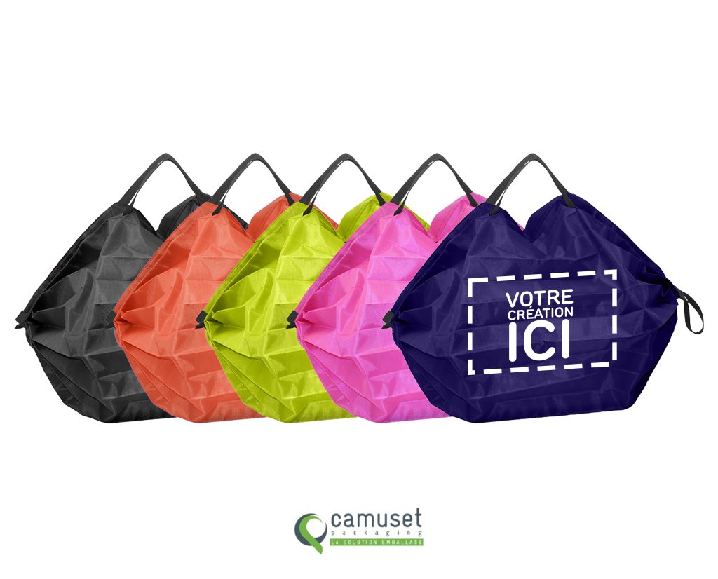 Sac réutilisable pliable en polyester "N11"