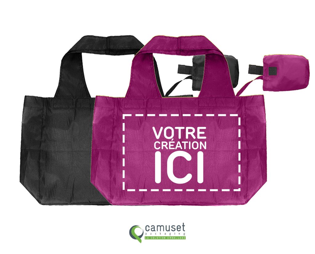 Sac réutilisable pliable en polyester "N3"