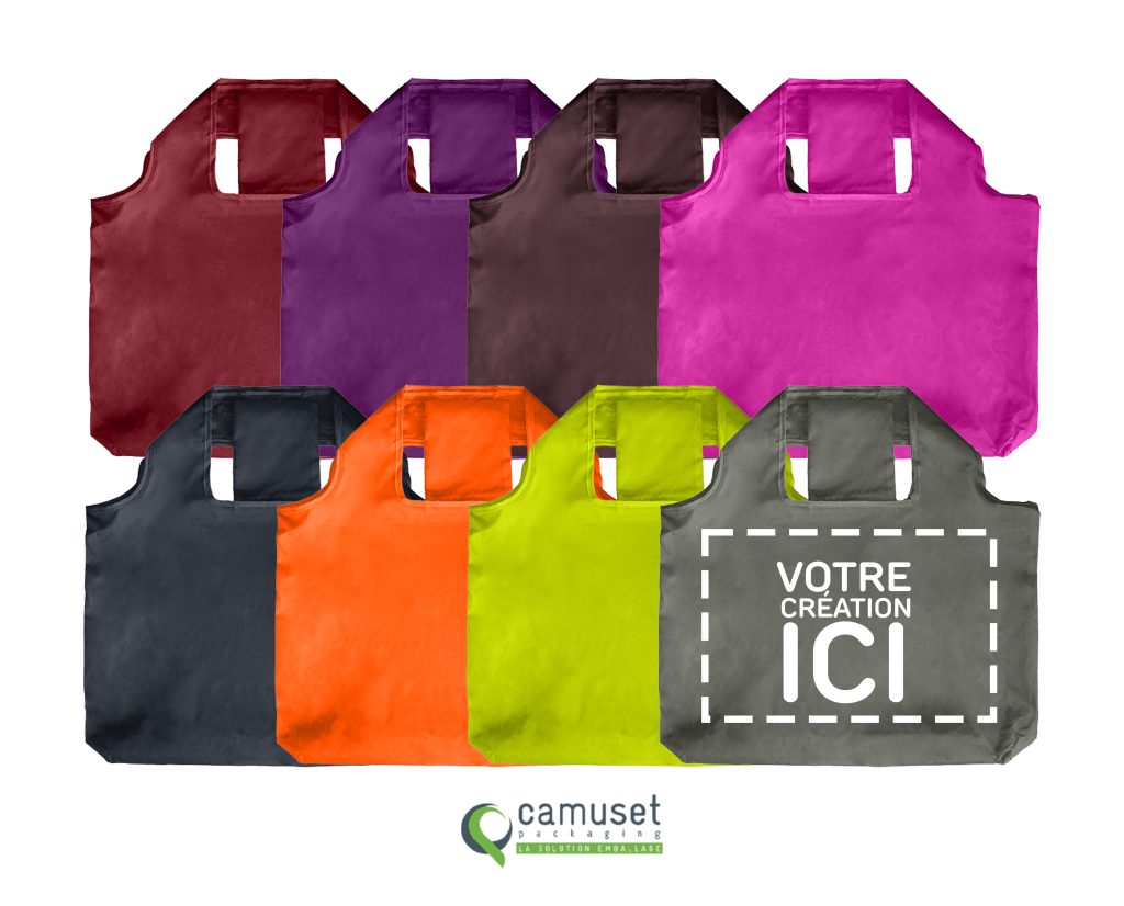 Sac réutilisable pliable en polyester "N4"