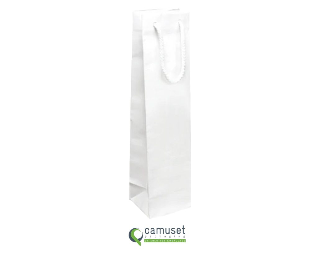 Sac kraft Magnum à poignées papier "Natural White"