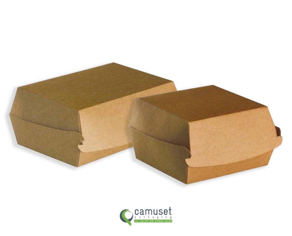 Coque à burger en carton