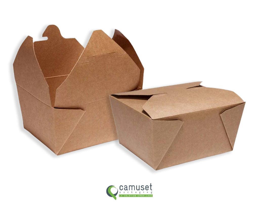 Boîte en carton avec fermeture "Food Box"