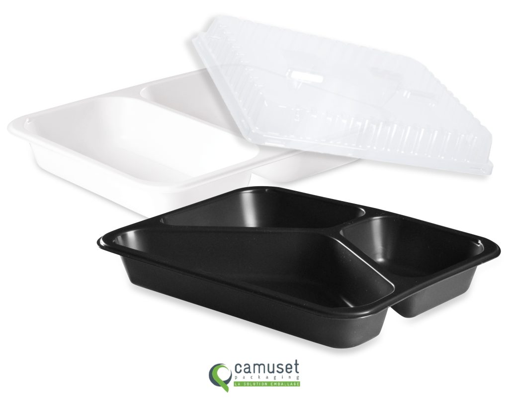 Plateau repas en plastique