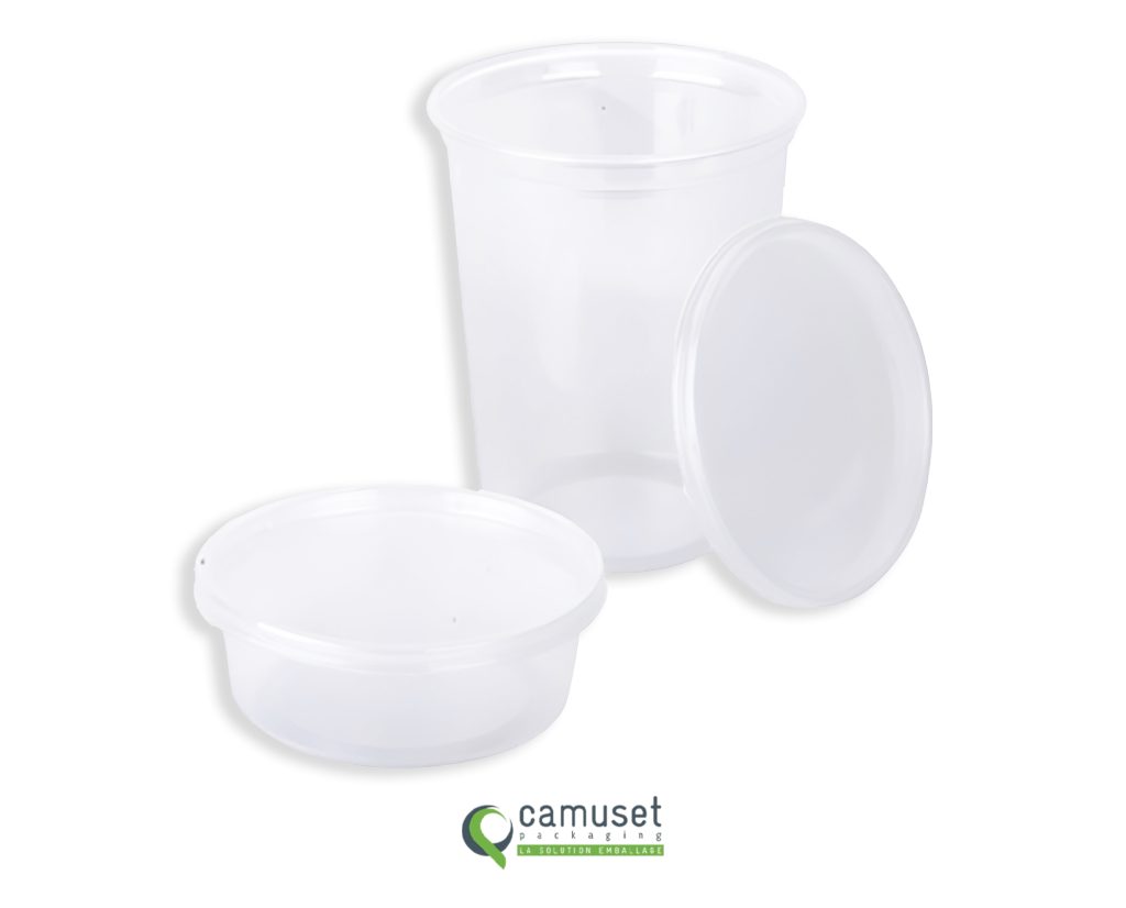 Pot à coulis en plastique APET