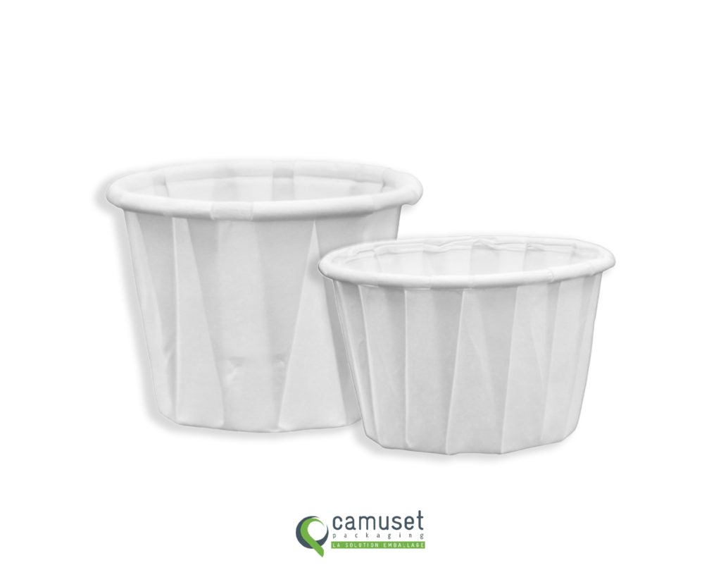 Pot plissé en papier