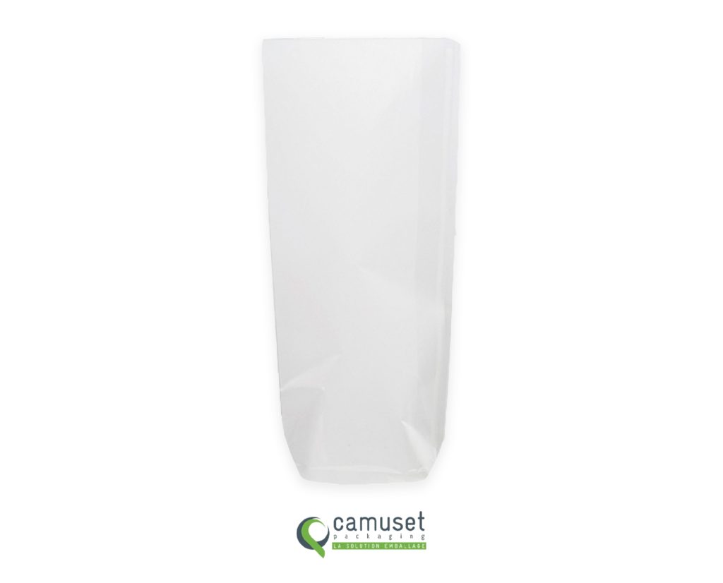 Sachet confiserie à fond carton "Nacré blanc"