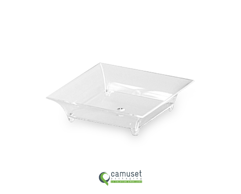 Verrine injectée carrée
