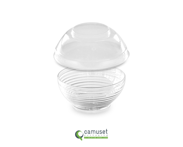 Verrine injectée coupole
