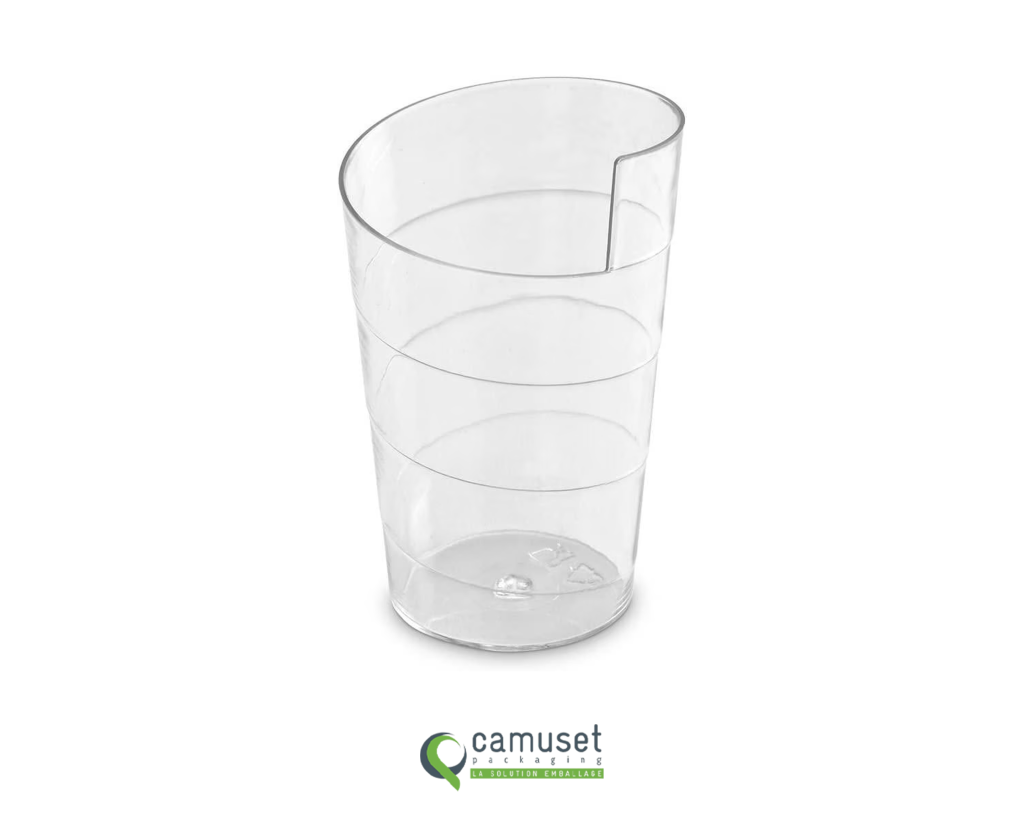 Verrine injectée spirale